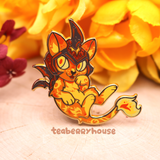 Cinder Kitten | Pet | enamel pin