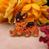 Molten Corgi | Pet | enamel pin