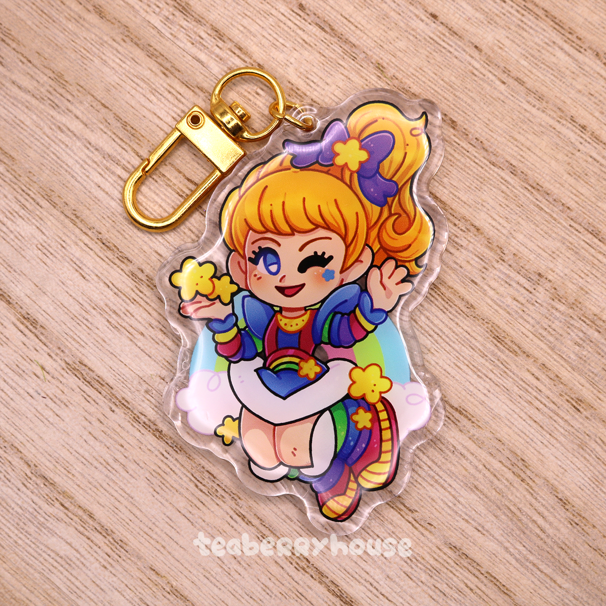 Rainbow 2025 brite keychain