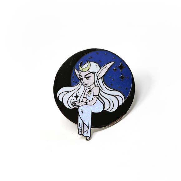 Moon and Stars - Warcraft inspired enamel pin