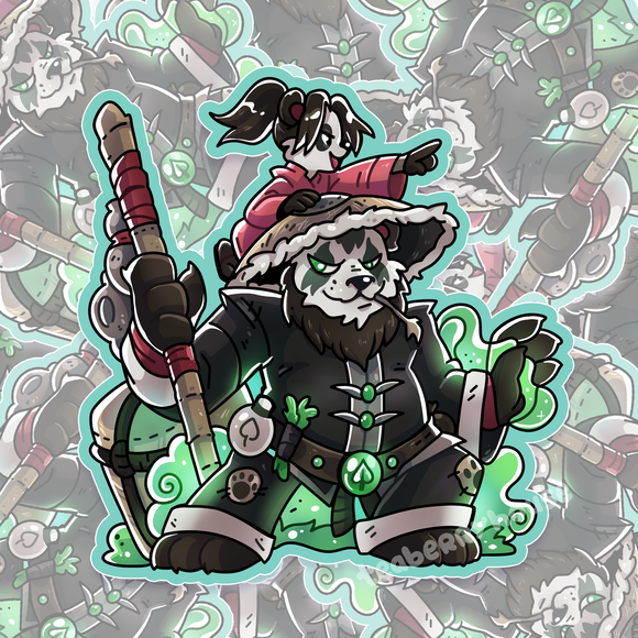 Chen & Lili Stormstout | MMO Heroes | Vinyl Sticker