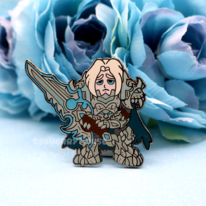 Anduin the Fallen King enamel pin