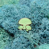Ghost Mushroom | Herbalism | mini filler enamel pin