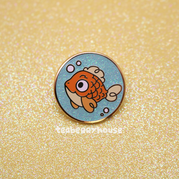 Tiny Goldfish | Pet | mini enamel pin