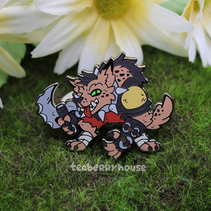 Hogger enamel pin