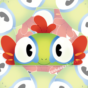 Murloc Peeker | XL 5" Vinyl Sticker