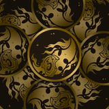 WoW Class Icons | Gold Brushed Vinyl Stickers