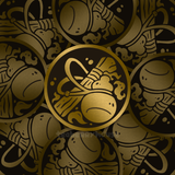WoW Class Icons | Gold Brushed Vinyl Stickers