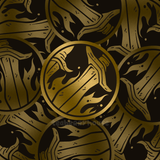 WoW Class Icons | Gold Brushed Vinyl Stickers