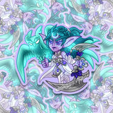 Night Warrior Tyrande Vinyl Sticker