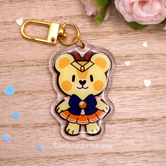 Acrylic bear keychain online