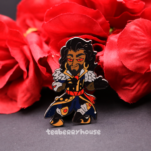 Wrathion the Black Prince enamel pin