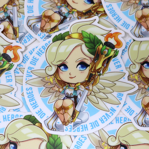 Winged Victory Mercy Sticker