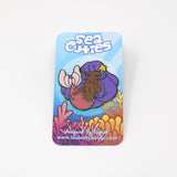 Sea Cuties: Purple Mermaid enamel pin
