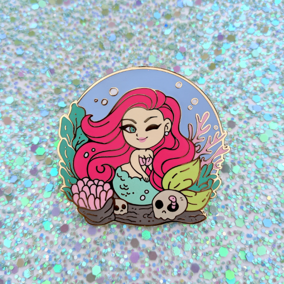 Mermaid May 2019 Pin Club enamel pin