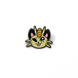 Meowth Pokemon enamel pin