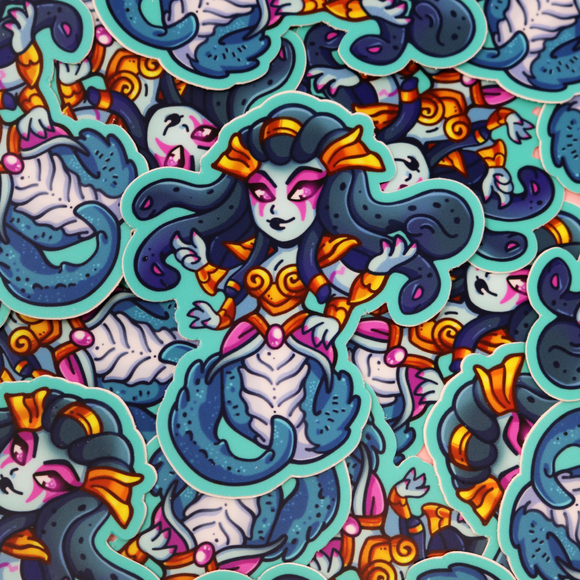 Warcraft Monster Girl - Naga Sticker