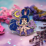 Teaberry Pin Club - Bunny Mage enamel pin - January 2021