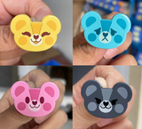 CMYK Bears - Dyed soft enamel pins - Single Mystery Pin