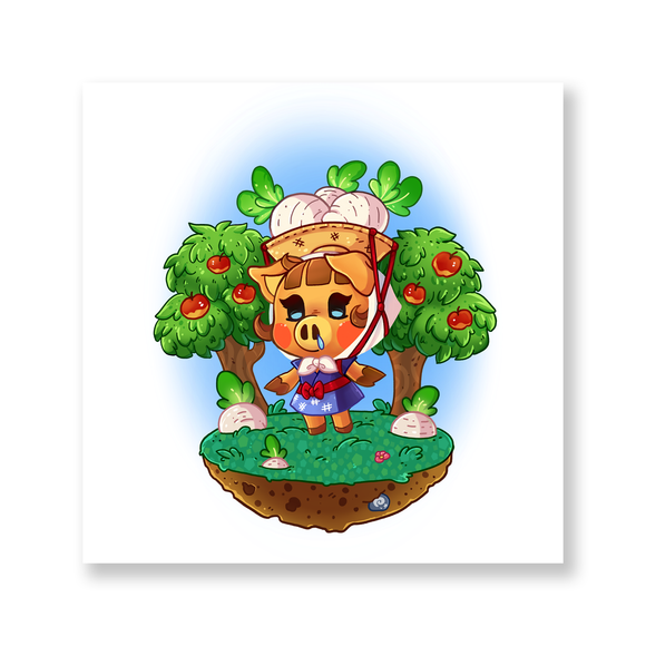 Animal Crossing Daisy Mae Mini Print