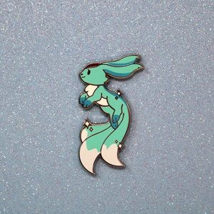 Emerald Carbuncle enamel pin