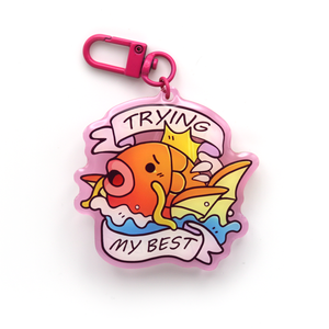 Magikarp Rainbow Acrylic Keychain