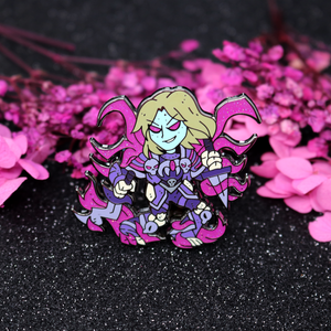 Lilian Voss enamel pin - Heroes Pin Club - October 2021