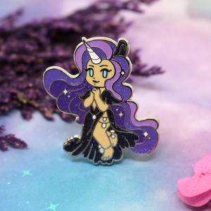 Starry Night Unicorn Pride enamel pin - June 2021