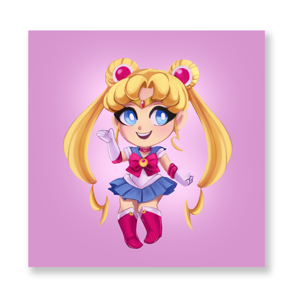 Chibi Sailor Moon Mini Print
