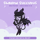 Monster Girl : Shadow Succubus enamel pin
