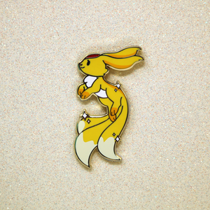 Topaz Carbuncle enamel pin