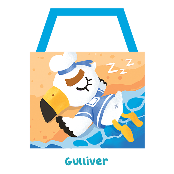 Gulliver Animal Crossing Zipper Tote Bag