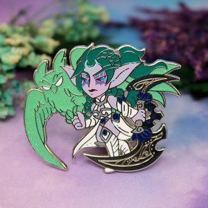 Night Warrior Tyrande enamel pin - Heroes Pin Club - September 2021