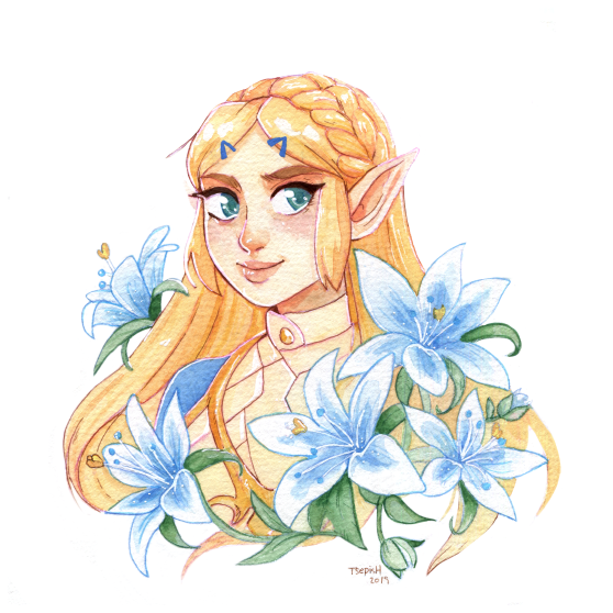 Zelda [Original Watercolor]